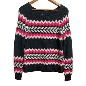 American Eagle Outfitters Chunky Aztec Cable Woman’s Sweater S